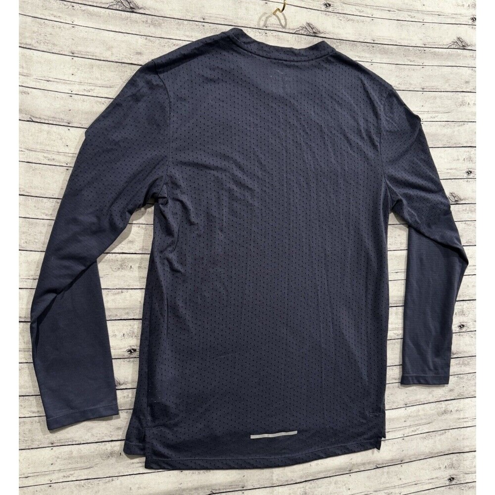 Nike Rise 365 Running Shirt Sz S Blue Reflective Long Sleeve Stretch AQ9923-557 - Picture 12 of 16